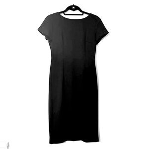 Ann Taylor Classic Black Midi Dress, NWT